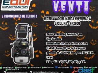 Hidrolavadora marca hypermaq a gasolina mm2600 mexico en Apaxco | Clasf motor