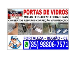 PORTAS VIDROS MOLAS FERRAGENS CONSERTOS 85 98806-7571 Fortaleza Cidade - Pintor de parede e reformas 