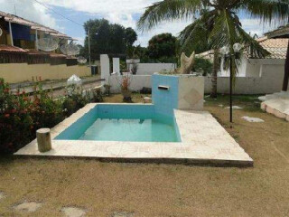 Casa de temporada em Guarajuba, Camacari Bahia. Aluguel Anual - Casa Térrea com 3402 suites - Mobiliada - Piscina - Condominio Água