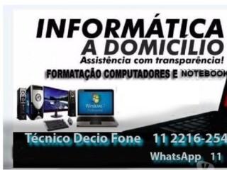 Técnico de Computador domicilio Tatuapé - Assistência técnica e conserto de eletrônico 