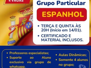 Professor de Espanhol e Português Grande São Pedro - Professores particulares 