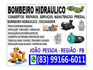 BOMBEIRO HIDRAULICO VAZAMENTOS 85 99166-6011 João Pessoa Centro - Pintor de parede e reformas 