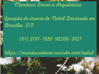 Locação de arvore de Natal decorada em Brasília-DF Aguas Claras - Serviços especializados 