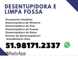 Desentupimento de Tubulação de Fossa e Esgotos Poa rs Porto Alegre Norte - Serviços especializados 